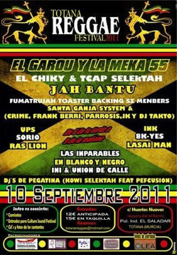 En realidad daño Él Reggae.es » Totana Reggae Festival. Murcia