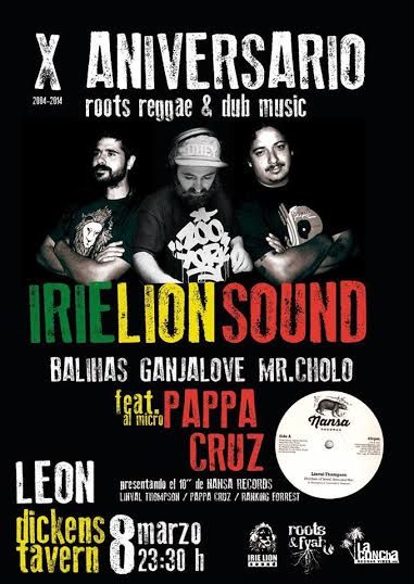 x aniversario Irie-lion-sound