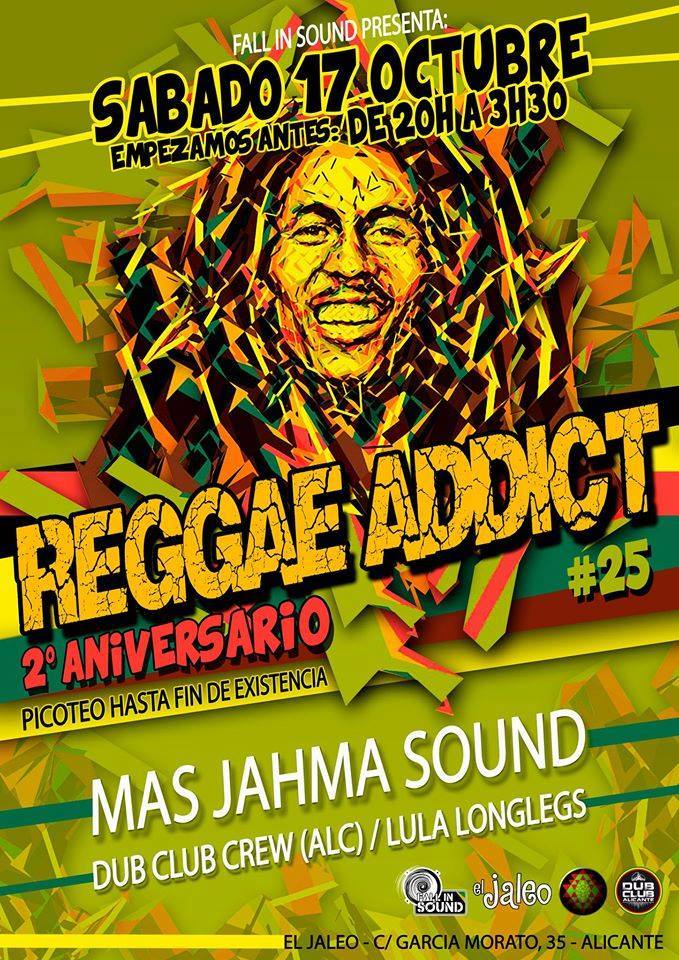 cartel_reggaeadict_2ºaniversario